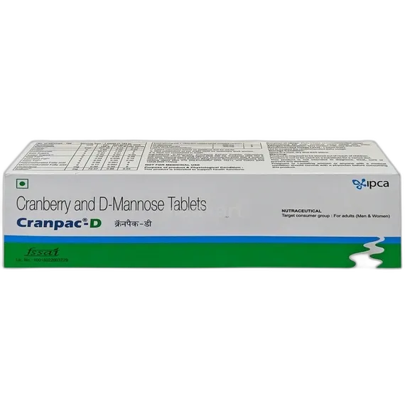 cranpac d tablet 10's